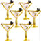 Octaday 6 Pcs Martini Balloon Aluminum Realistic Martini Glass Balloons for Birthday Wedding Bachelor Party Decorations Cocktail Balloon