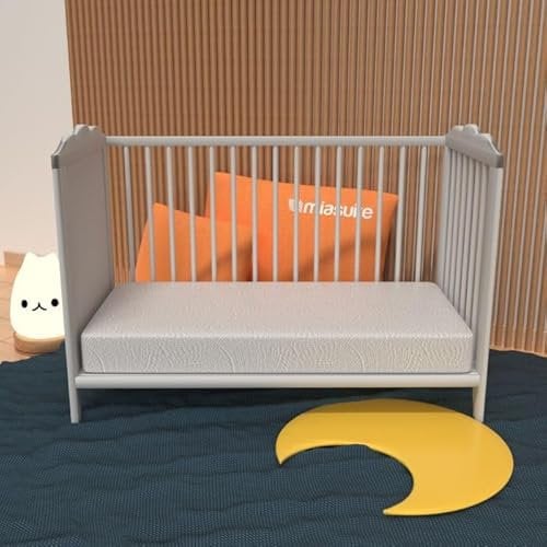 miasuite i sogni italiani Materasso per Culla e Lettino 70x140 cm, Alto 10 cm, Sfoderabile e Lavabile, Traspirante ed Anallergico, Materasso Antisoffoco, Made in Italy 100% | Sim H10