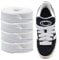 Cordeaux Épais pour Adidas Campus 00s, Pack de 2 Paires Lacs Plat Large de 15mm, Lacs de Remplacement pour Sneakers - Blanc