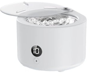 TopYart Nettoyeur Ultrasons, 45000 Hz 360° Nettoyeur de Dents Professionnel à Ultrasons Très Efficace pour les Prothèses Dentaires, Aligneurs, Têtes de Brosse à Dents, Bijoux, 4 Modes, 150 ml