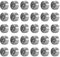 30 Pièces 693ZZ Roulements à Billes Miniatures, Roulement à Bille de Précision (3x8x4 mm), Double Protection, Roulements en Acier au Carbone pour Skateboards, Chariots, Moteurs Électriques et Plus