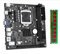JNJOOD ITX H61 Desktop Motherboard with 1x4G DDR3 1600MHz RAM CPU LGA 1155 Support Up to 16GB RAM Slots 100M Network Card Easy to Use