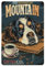 Metallschilder Berner Berg Coffee Co Vintage Schilder Retro Aluminium-Blechschild für WC, Waschraum, Garten, Zuhause, Bar, Café, Dekoration, 20,3 x 30,5 cm