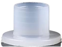 WUUKEPSG 10/100 Pezzi Di Rondelle in Nylon a T/Manicotto Filettato Concavo Convesso in Plastica, Particelle Isolanti/Guarnizia Gradino a T M3-M20/10Pcs 10 * 12 * 20