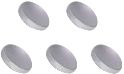 5-pack slutaröppningsknapp, ren koppar konkav ytkameraknapp för Fuji X-M5 XT50 X-T5 X-T4 X-T3 X-T2 X-T30 X-T30 II X-T20 X-T10 X100VI X100V (silver)