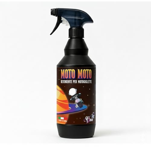 Detergente Pulizia Moto | Sgrassatore Spray per Trasmissione, Carene e Cerchi | Pulitore Catena – 750 ml