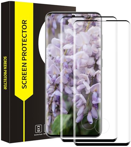 Bodyguard Verre Trempé pour Samsung Galaxy S20 Ultra 5G Vitre Protection [Couverture 3D] [Tactile sensible] [Dureté 9H Anti Rayures] Ultra HD Pas de Bulles S20 Ultra Protection Écran(2 Pièces)