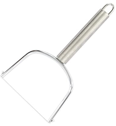 Fackelmann 48154 Sparschäler | Saubere Scheiben, hausgemachte Fettleber, robuster Edelstahl, 21,4 cm, spülmaschinenfest