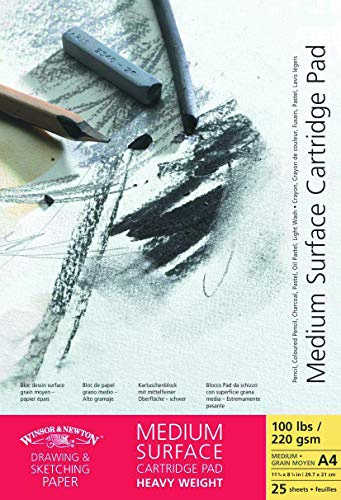 Winsor & Newton A4 Medium Surface Cartridge Heavyweight Gummed Pad
