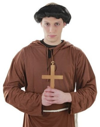 Heiliges Kreuz Kostüm Mönch Nonne Priester Karneval