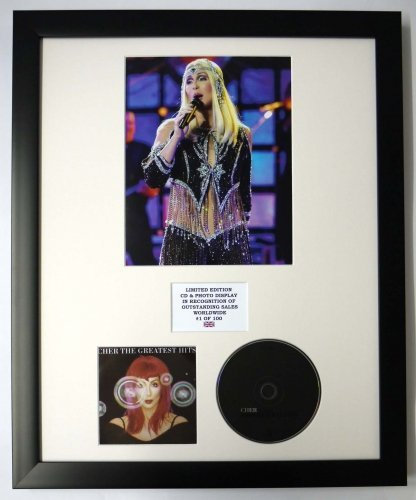 CHER/Darstellung mit Foto und CD | Limited Edition des Albums THE GREATEST HITS