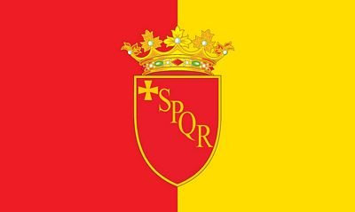 Fahne/Flagge Italien - Rom Wappen 90 x 150 cm