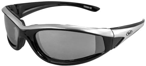 Global Vision Eyewear Hawkeye Serie mit matt schwarz Rahmen und Spiegel Objektive