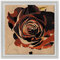 ConKrea Quadro auf Canvas - fertig zum Aufhängen - ROSA Rossa Blumen - Flowers - Natur Dimensione: 50x50cm C - Colore Bianco Contemporaneo