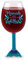 BigMouth Inc. - Botella completa de copa de vino (750 ml), color azul