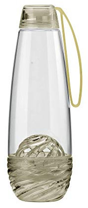 Guzzini Borraccia con Infusore On The Go, Sabbia, Ø8 x h24 cm