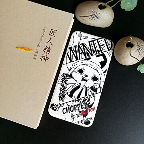 For iPhone 7 Plus - iPhone 8 Plus Chopper One Piece Anime Manga Silicon Case Cover