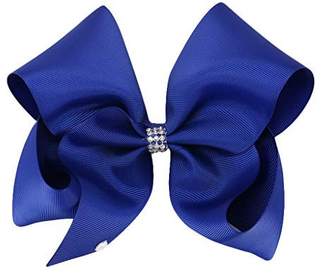 Xiang Ru Enfant Épingle Jolie Pince à Cheveux Nœud Papillon Décoratif Barette Bleu Royal