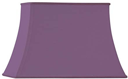 Lampenschirm Pagode, rechteckig, 30 x 20 x 12/22 cm, Violett