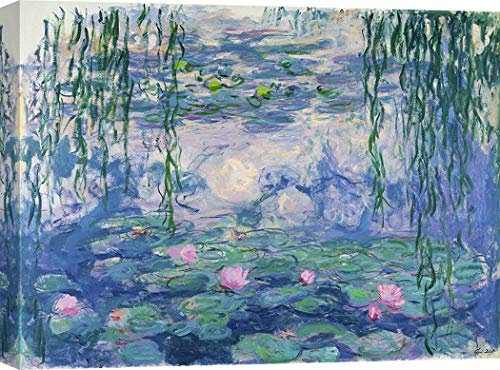 ART PRINT CAFE' Leinwandbild: Claude Monet, Seerosen, 80x60