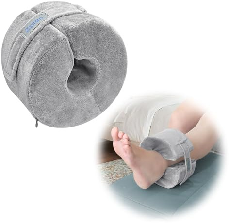 Coussin d'élévation des pieds pour cheville et talon - Coussin médical pour cheville - Coussin médical pour lit - Pour douleurs au pied, ulcères, pieds endormis - Repose-jambes - Soutien surélevé -