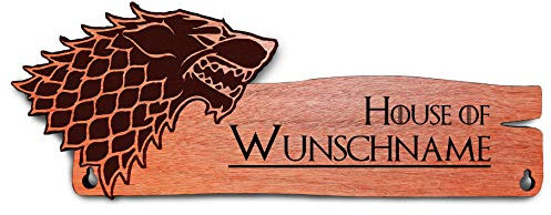 PISDEZ Namensschild - Fanartikel inspiriert durch Game of Thrones - schönes Geschenk für Fans