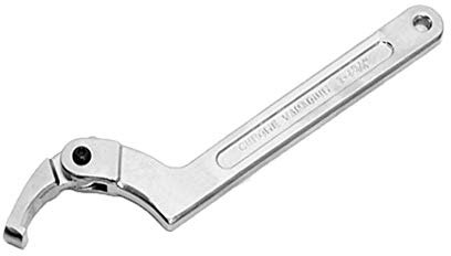 GOZAR Chrom Vanadium Verstellbarer Hakenschlüssel C Schraubenschlüssel 19-51 mm 32-76 mm 51-120 mm - Quadratischer Kopf 3