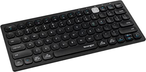 Kensington Tastiera wireless compatta multi-dispositivo con layout QWERTY, Bluetooth, Windows, Mac, iOS e ChromeOS, K75502WW