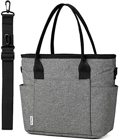 Chase Chic Kühltasche Lunchtasche Damen Auslaufsichere Große Lunch-Einkaufstasche mit Verstellbarem Schultergurt, Isolierte Lunch-Kühltasche mit Seitentaschen, Wasserdichter, für das Arbeitspicknick