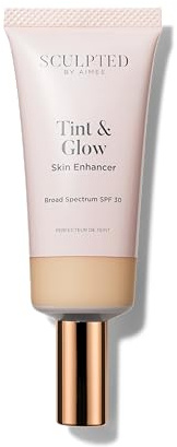 Sculpted by Aimee Tint & Glow Tinted Moisturiser SPF30 | Hydrating Skin Tint Foundation with Radiant Coverage TG2.0