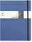 Clairefontaine 794434C - Notizbuch My.Essential Age Bag, Format B5 (19x25 cm), mit Fadenbindung, 96 Blatt nummeriert, dot/punktkariert, Papier elfenbein 90g, Blau, 1 Stück