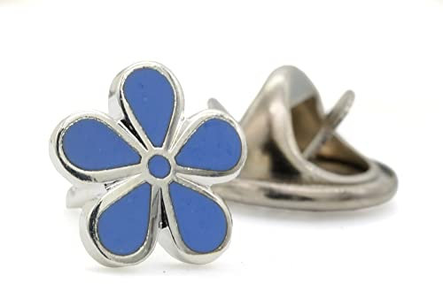 Victoria Regalia Vergissmeinnicht Freimaurer-Anstecknadel; Blau, Metall, Medium, Metall