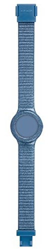 HIP HOP Orologio HBU1004 DONNA SPARKLING PRINCESS quadrante MONO-COLORE ALTRO e CINTURINO SILICONE STAMPATO AZZURRO