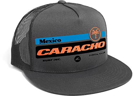 DEPARTED Herren Mesh Trucker Hat mit Print/Motiv - Snapback Cap - No. 231, Dark Grey