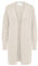 Damen Selected Lange Strickjacke mit Taschen | Open Stretch Casual Cardigan | Knitted Coat SLFLULU, Farben:Beige-2, Größe:L