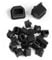 GINTOOYUN 20pcs USB B Anti Dust Cap Cover Plugs USB B Female Dustproof Plug Soft Silicone Protector Black