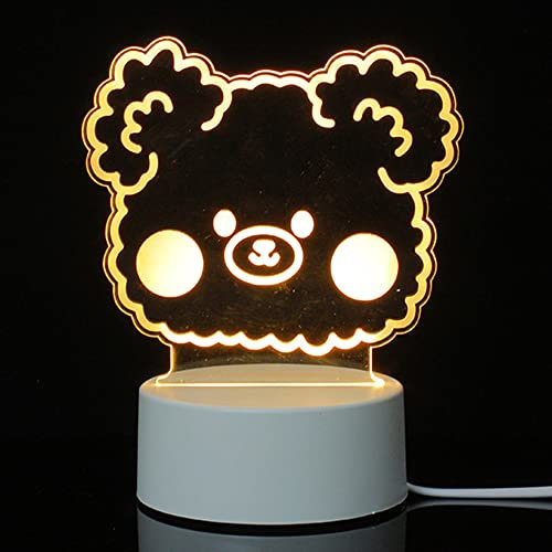 Nachtlicht 3D-Illusionslampe warmes Licht Lichter Schlafzimmer Wohnzimmer Dekorationen Weihnachten Halloween Geburtstagsgeschenke für Kinder Kinder