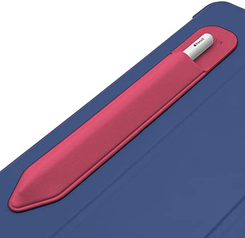 YINVA Pencil Case Compatible with Apple Pencil 2 and 1st Gen, Elastic Sleeve Holder Design for iPad Pen and Stylus (Rose)