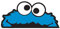 MACMRD Auto Aufkleber 20X9Cm Love Eating Cookie Peeking Monster Bunte Autoaufkleber Lustige Aufkleber Styling Aufkleber