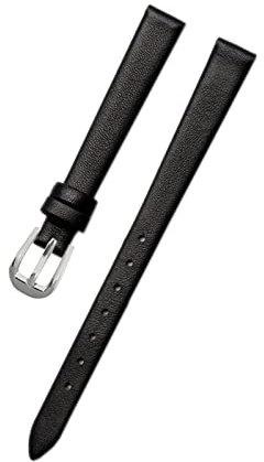 Juwaacoo Leder Uhrenarmband Damenarmband 6mm - 18mm Damenuhrenarmbänder Uhrenzubehör, 7mm