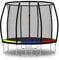 Baunsal® Trampolin Outdoor Ø 305 cm (FGIS) bunt Komplettset Sprungmatte mit Netz und Leiter Gartentrampolin Outdoor Spielzeug Kinder Trampolin Kinder Outdoor Spielzeug Garten