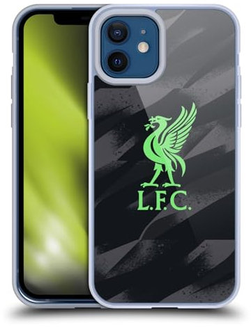 Head Case Designs Officially Licensed Liverpool Football Club Home Goalkeeper Kit 2023/24 Soft Gel Case Compatible With Apple iPhone 12 / iPhone 12 Pro