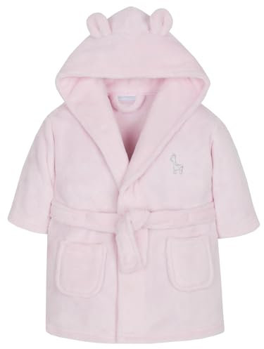 Style It Up Baby Boy Girl Babies Dressing Gown Robe Plush Fleece Velvet Soft Cosy Warm Gift (PINK, 2-3 YEARS)