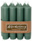 Nordring 8 velas de palo, color verde musgo, 2,2 x 11 cm de alto