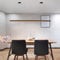 LED Pendelleuchte Holz Esstisch Hängelampe Dimmbar 120CM Hängeleuchte Moderner Linear Höhenverstellbar Designer Kronleuchter für Esszimmer Büro Küchen Wohnzimmer Hängend Lampe Braun