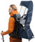 besrey Baby-Rucksack-Tragerucksack, Kleinkind-Wanderrucksack mit 3 Sitzhöhen, verstellbaren Trägern und Hüftgurt, faltbarer Rahmen, leicht, große Kapazität, Kindertrage zum Wandern (Blau/Grau)
