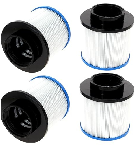 OUTILE Cartouche/Filtre Spa de Haute Qualité Darlly Lot de 4 pcs Aqua Spa/B Cool 2 / Be Spa/Ospazia/Hesperide/Sunbay/Water Health/Spark / F001 / 40059