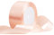 Ruban de Satin Rose Champagne 40mm x 22 Mètres, Rubans en Tissu pour Cadeau Emballage, Bouquets de Fleurs, Anniversaire Artisanat, Décoration de fête de Mariage