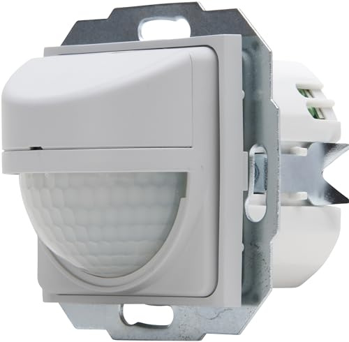 HK 07 - INFRAcontrolR 180°, Infrarot-Bewegungsmelder, 50x50 mm, Farbe: grau matt