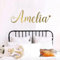 Wandaufkleber Mit Namen Und Farbe, Individuell Anpassbar, Wandsticker Mit Namen, Wandtattoo Mit Namen, Personalisierter Wandaufkleber, Aufkleber For Jungen Und Mädchen, Kinderzimmerdeko(56cmwidex18cmh